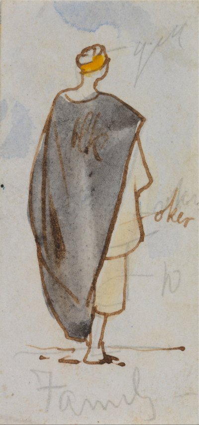 Hombre egipcio de Edward Lear
